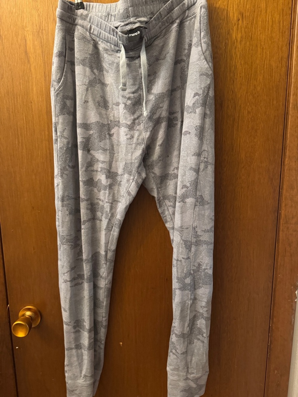 Mono B Gray Camo Women's Cozy Jogger Pajamas
